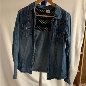 O’Neill denim jacket with design on back